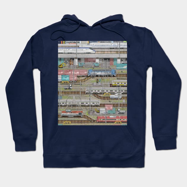 Tokyo Railway Hoodie by Capt. Jack